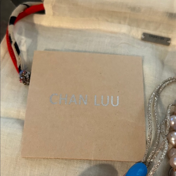 Chan Luu Pearl Necklace with Silver Tassels - Picture 9 of 10